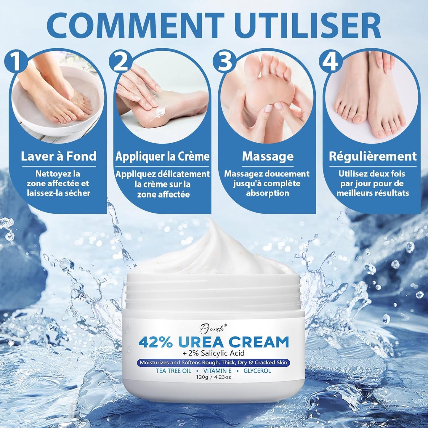 UREA Cream Pieds 250ml
